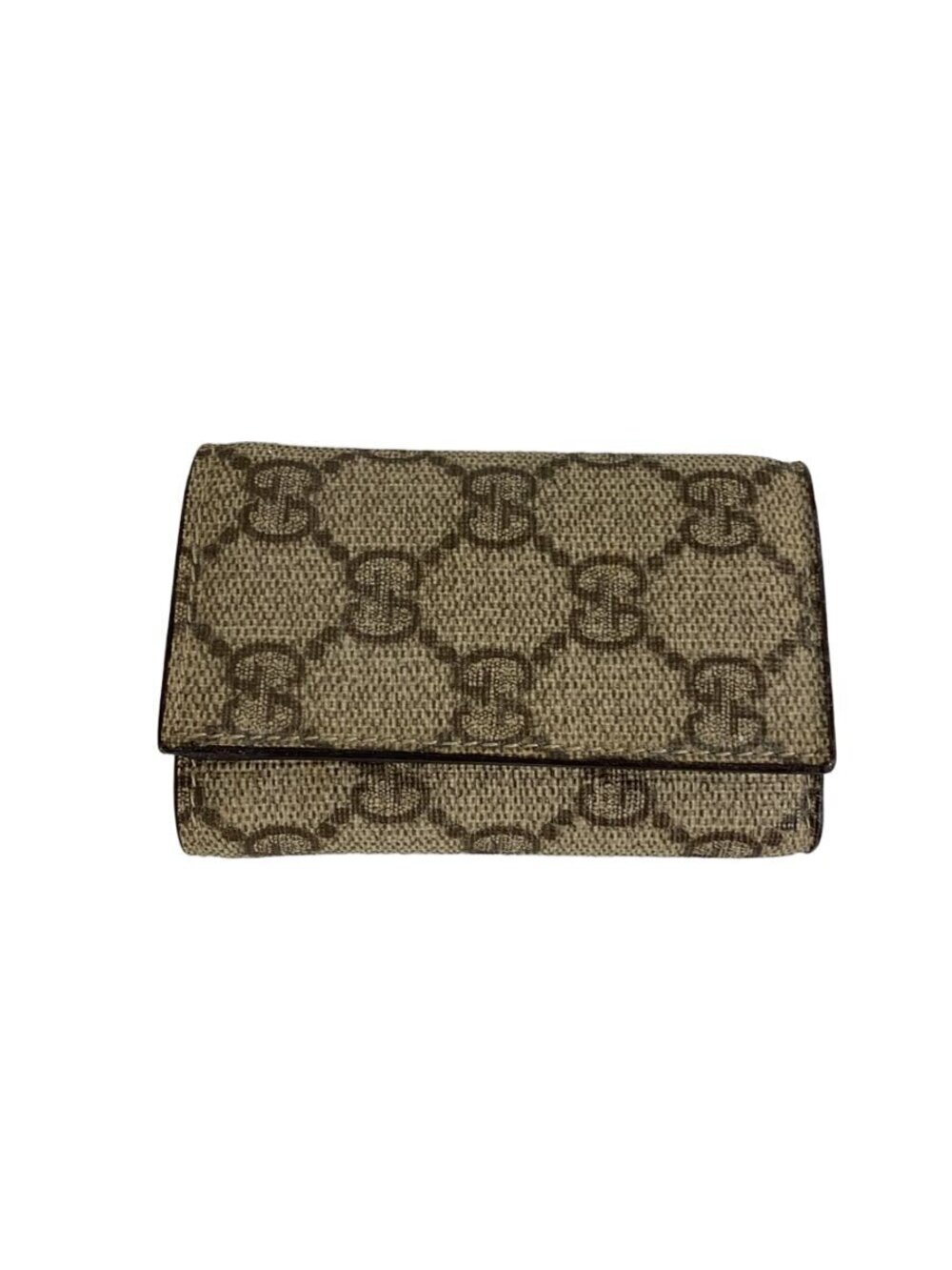 Gucci Key Case Wallet Beige Cream Hooks